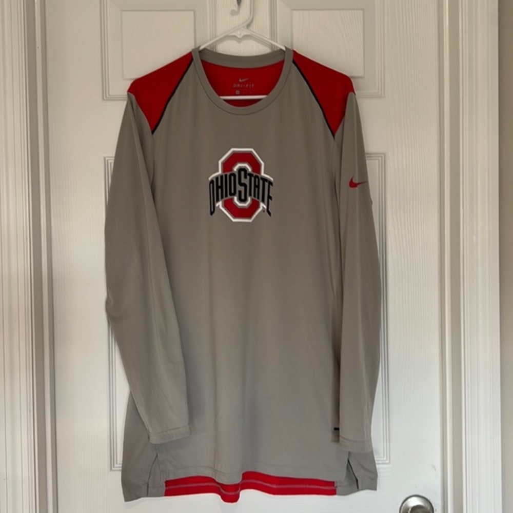 Nike dri-fit mens Ohio State long sleeve tee shirt